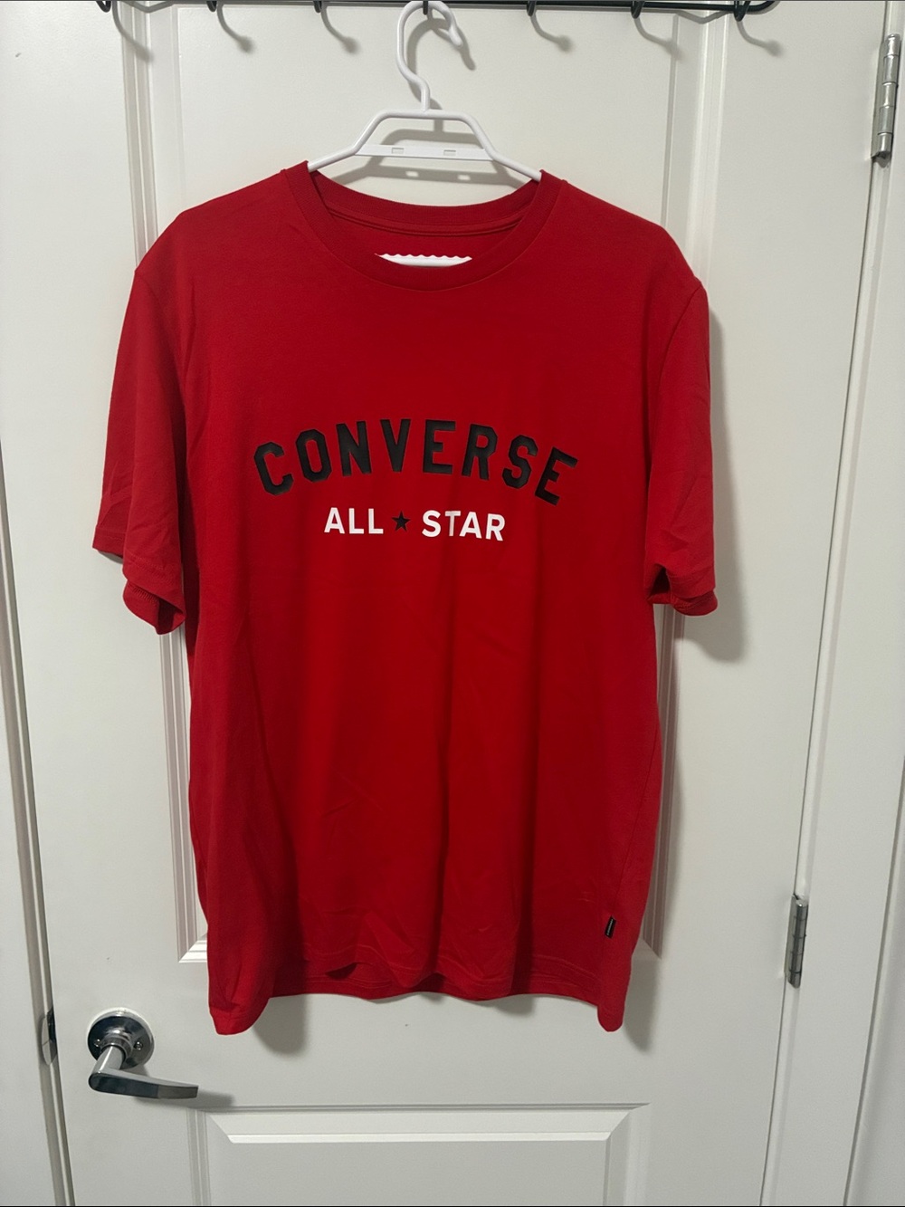 Converse Red 'All Star' Graphic Short Sleeve Tee